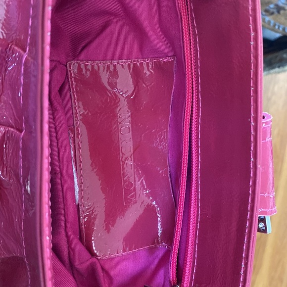 Pink clutch/purse with wristlet. 11x6 - Picture 10 of 13